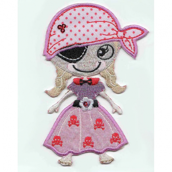 Термоаппликация HKM "Девочка-пират в юбке"