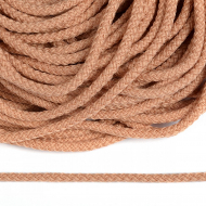 Шнур круглый полиэфир 03мм арт.1с-31 с наполнителем цв.068 св.бежевый уп.200м