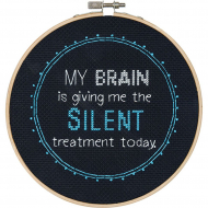 Набор для вышивания DIMENSIONS арт.DMS-70-74632 Тишина d15 см