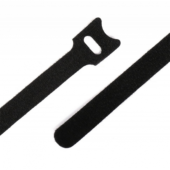 Липучка хомут многоразовая TBY 15 х 1,2 см цв.черный уп.100 шт