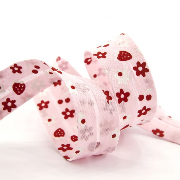 Косая бейка с рисунком SAFISA, арт.6444, 20 мм, 20 м, цвет 05