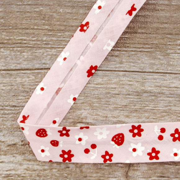 Косая бейка с рисунком SAFISA, арт.6444, 20 мм, 20 м, цвет 05