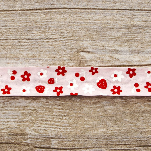 Косая бейка с рисунком SAFISA, арт.6444, 20 мм, 20 м, цвет 05