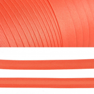Косая бейка TBY атласная шир.15мм цв.F156 оранжевый уп.132 м А
