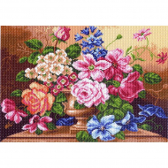 Рисунок на канве МАТРЕНИН ПОСАД арт.37х49 - 1141 Цветочный вальс