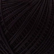 Нитки для вязания Кружевница (100% хлопок) 20х20г/190м цв.7214 черный С-Пб