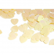 Пайетки россыпью арт.TBY-FLK298 14мм цв.020 св.желтый уп.50г