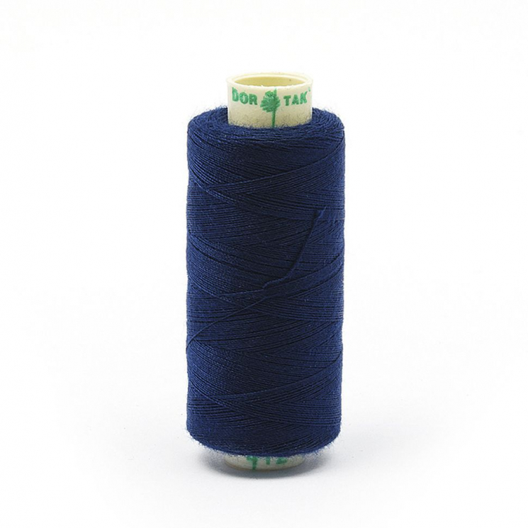 Нитки Dor Tak бытовые 40/2 полиэстер 366м цв.412 синий