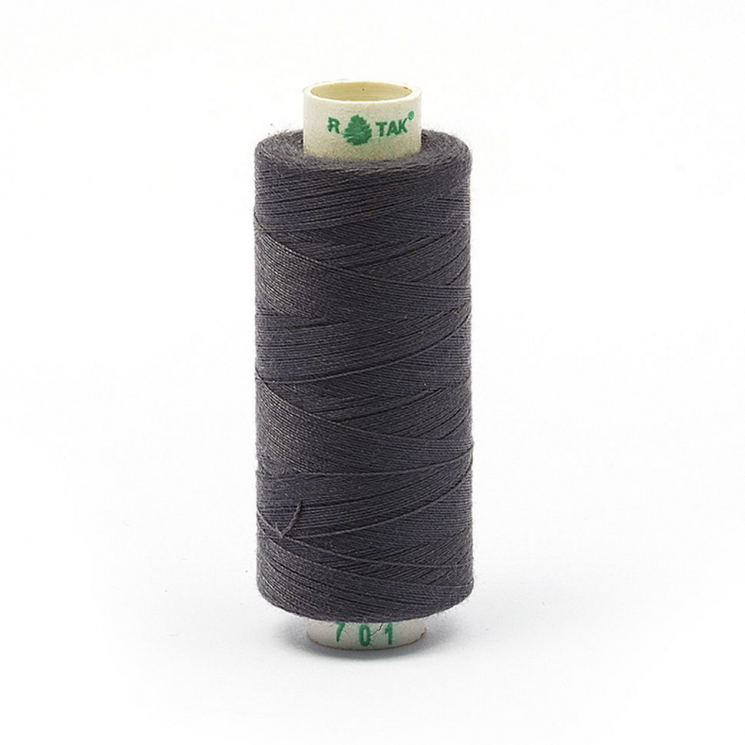 Нитки Dor Tak бытовые 40/2 полиэстер 366м цв.701 серый