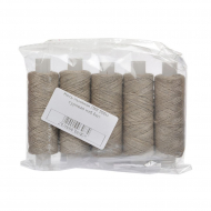 Нить льняная Л68 200м суровая наб.5шт Нить льняная Л68 200м суровая наб.5шт