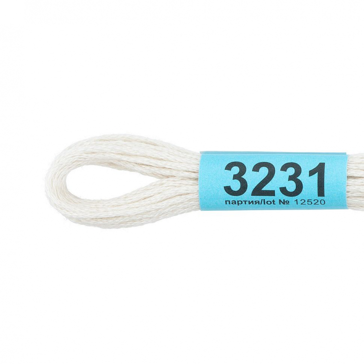 Нитки для вышивания Gamma мулине (3173-6115) 100% хлопок 24 x 8 м цв.3231 бл.серый