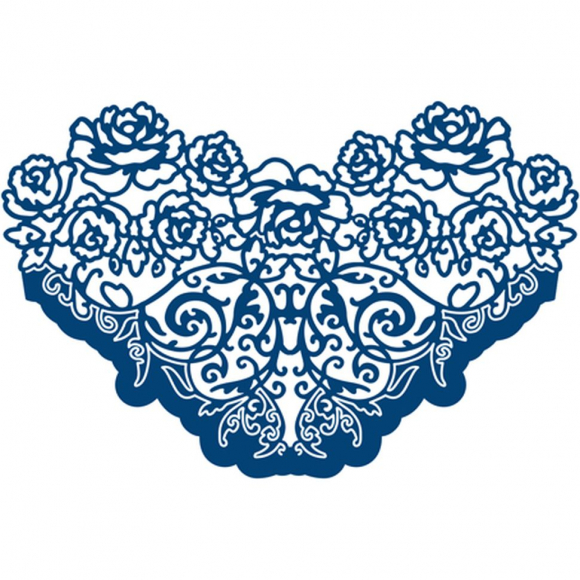 78147_Нож фигурный для вырубки "Ажурное сердце"