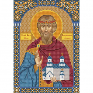 Набор для вышивания бисером НОВА СЛОБОДА арт.С9166 Св.Князь Владислав Сербский 18х25 см