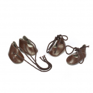 Ботиночки для кукол арт.КЛ.24740 30мм цв.коричневый уп.2 пары