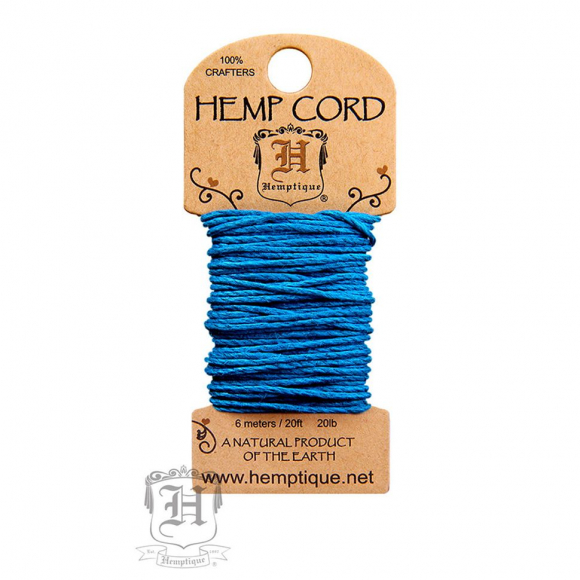 110987_Шнур HEMPTIQUE на мини-блистере #20 - 1 мм, 6 м