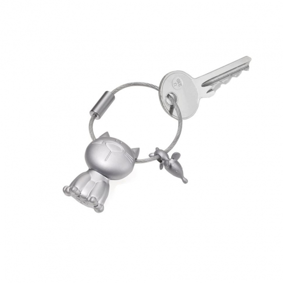 124301_Брелок TROIKA "Кошка и мышка"