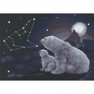 Набор для вышивания PANNA арт. J-0344 Полярная ночь 36х27 см