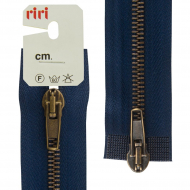 39206_Молния металл разъёмная, 2 замка, AT, 5 мм, 70 см, цвет тесьмы 2626, кобальт синий