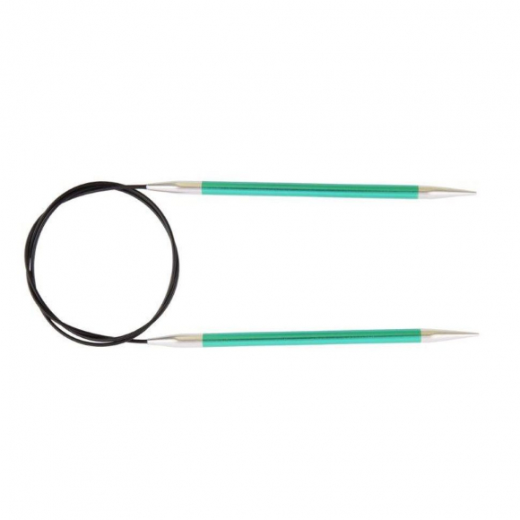 47096 Knit Pro Спицы круговые для вязания Zing 3,25мм/60см, алюминий