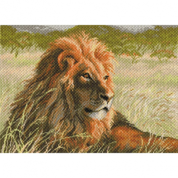 Рисунок на канве МАТРЕНИН ПОСАД арт.37х49 - 1709 Царь Саванны