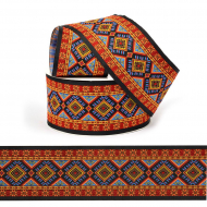 Лента (тесьма) жаккардовая арт.VB.30650V1 шир. 50мм цв.V4 уп.10 м