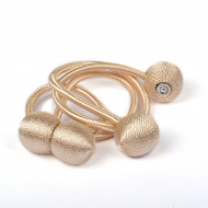 Подхват для штор на магните  TBY-Р1910-05 цв. молочный 43см уп.2шт