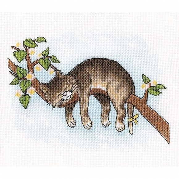 Набор для вышивания СДЕЛАЙ СВОИМИ РУКАМИ арт.Н-15 Не будите! 19х15 см Набор для вышивания СДЕЛАЙ СВОИМИ РУКАМИ арт.Н-15 Не будите! 19х15 см