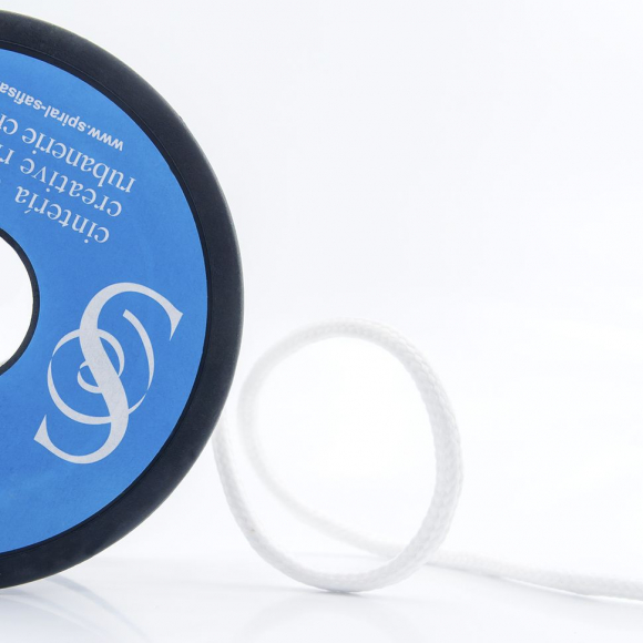 Шнур плетеный SPIRAL ( SAFISA), 4 мм, 25 м, цвет белый