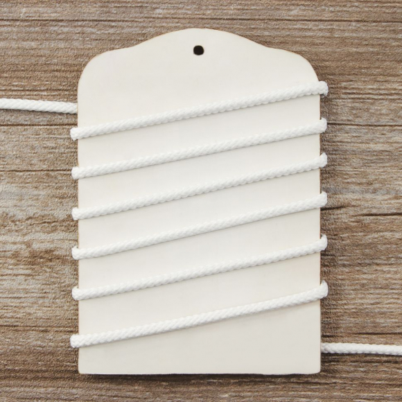 Шнур плетеный SPIRAL ( SAFISA), 4 мм, 25 м, цвет белый