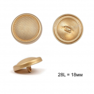 Пуговицы металлические С-ME343 цв.золото 28L-18мм, на ножке, 12шт