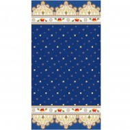 Ткань для пэчворка PEPPY Индийское Сари 146 г/м? 100% хлопок цв.ИС-02 панель синий уп.60х110 см