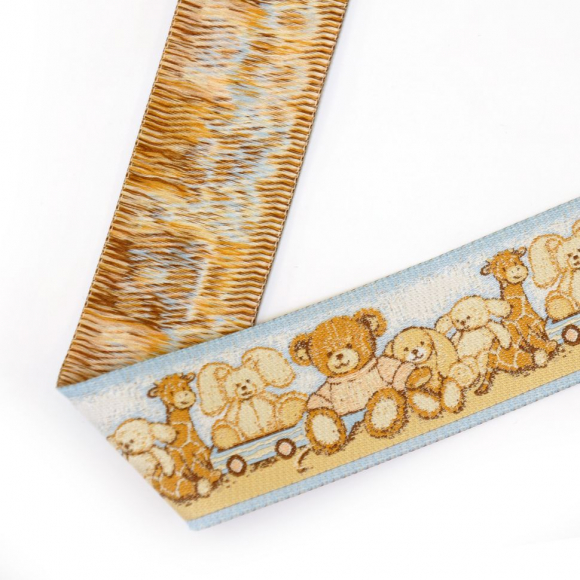 Лента жаккардовая SAFISA, 33 мм, 15 м, цвет 02