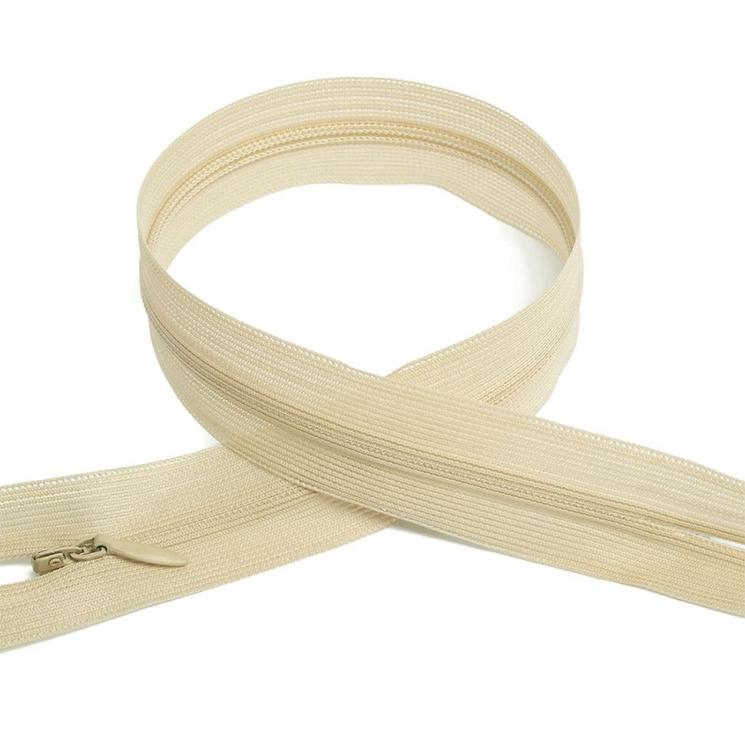 Молния MaxZipper пласт. потайная №3 50см н/р цв.F276 бежевый уп.50шт