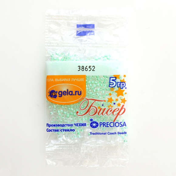 Бисер №10, 5 г., цвет 38652