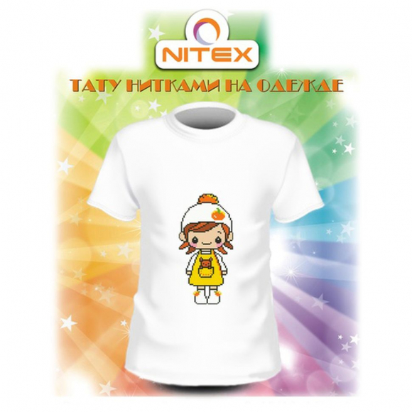 Набор для вышивки на одежду НИТЕКС арт.7087 10х16 см