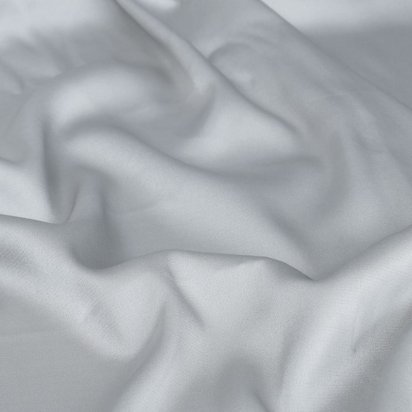 Ткань шелк Армани 90г/м? 97% ПЭ 3% Спандекс шир.150см арт.TBYArm-064 цв.64 серый-жемчужный рул.25м