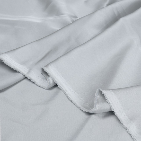 Ткань шелк Армани 90г/м? 97% ПЭ 3% Спандекс шир.150см арт.TBYArm-064 цв.64 серый-жемчужный рул.25м