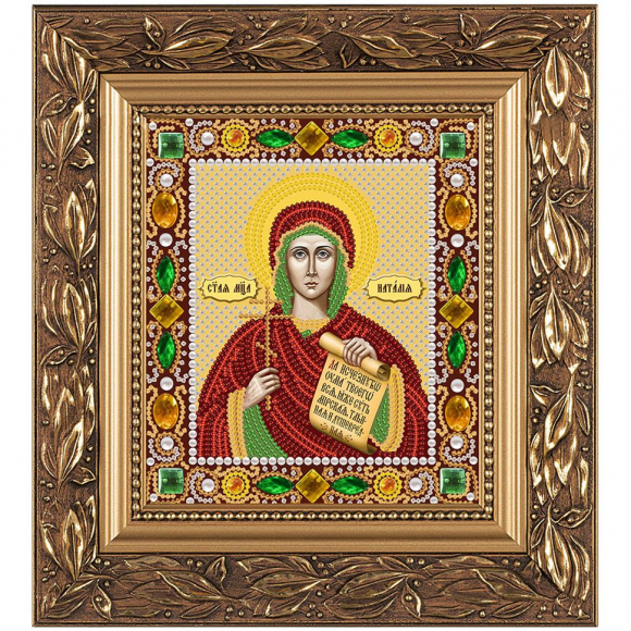 Набор для вышивания бисером НОВА СЛОБОДА арт.Д6165 Св.Мц. Наталия Никомидийская 13х15 см