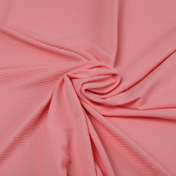 Ткань трикот. Бифлекс жатка арт.ODJ-240-14 240г/м? 86% нейлон 14% спандекс шир.150см цв.14 персиковый уп.50м