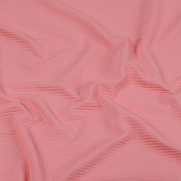 Ткань трикот. Бифлекс жатка арт.ODJ-240-14 240г/м? 86% нейлон 14% спандекс шир.150см цв.14 персиковый уп.50м