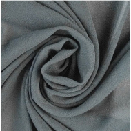 Ткань Креп-шифон 105 г/м? 100% полиэстер шир.150 см арт.Р.26846.06 цв.06 графитовый уп.25м