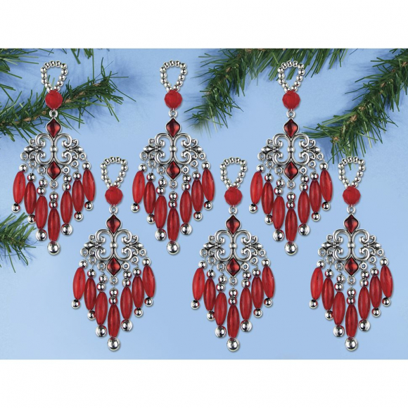 Набор для создания елочных игрушек "Новогодние сережки"