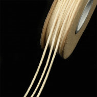 Шнур круглый х/б 02мм 8С887 рис.2275 цв.003 белый уп.50м