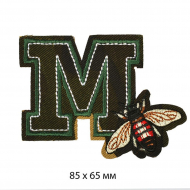 Термоаппликации  арт.TBY.A19 М с жуком 85х65 мм уп.10 шт