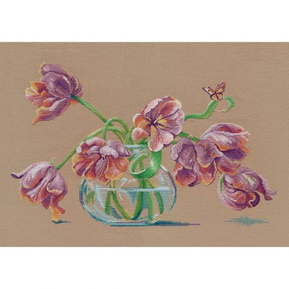 Набор для вышивания ОВЕН арт. 1518 Есть только миг 40х25 см