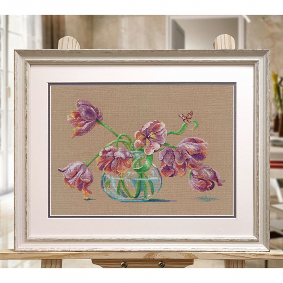 Набор для вышивания ОВЕН арт. 1518 Есть только миг 40х25 см