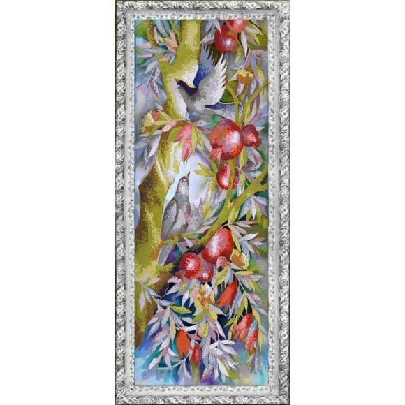 Рисунок на ткани (Бисер) КОНЁК арт. 8448 Гранаты 25х65 см