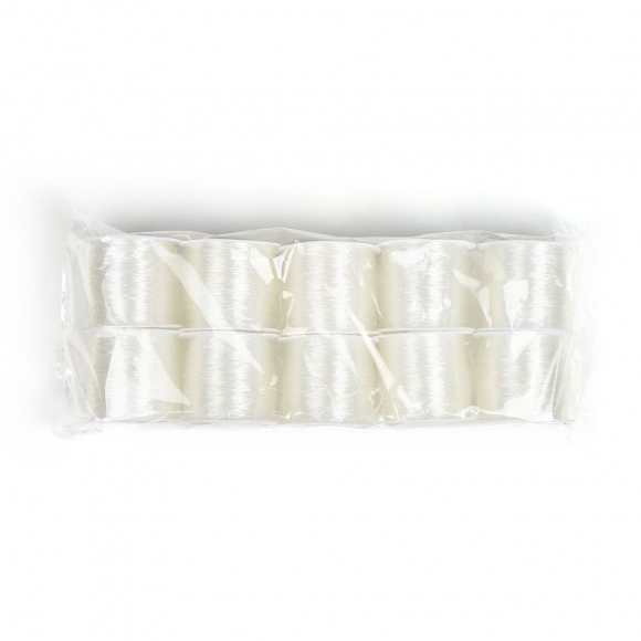 Нить силиконовая арт.ТВ 0215-1012 1мм цв.прозрачный рул.30м