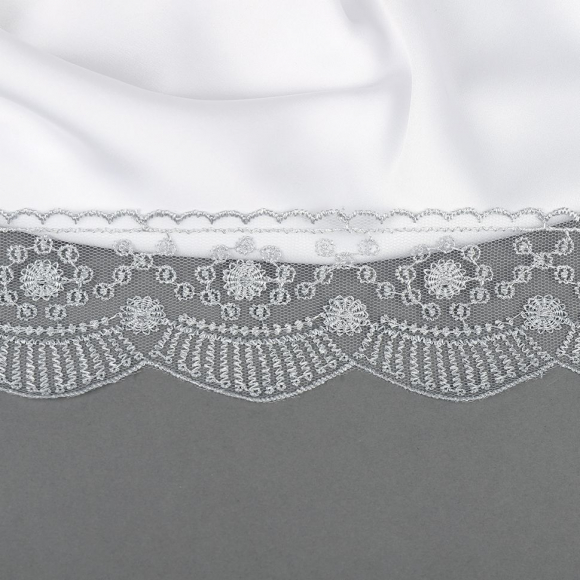 Кружево на жесткой сетке Exclusive арт.TBY J2052W-2 шир.55мм цв.E1015 серый уп.13,71м