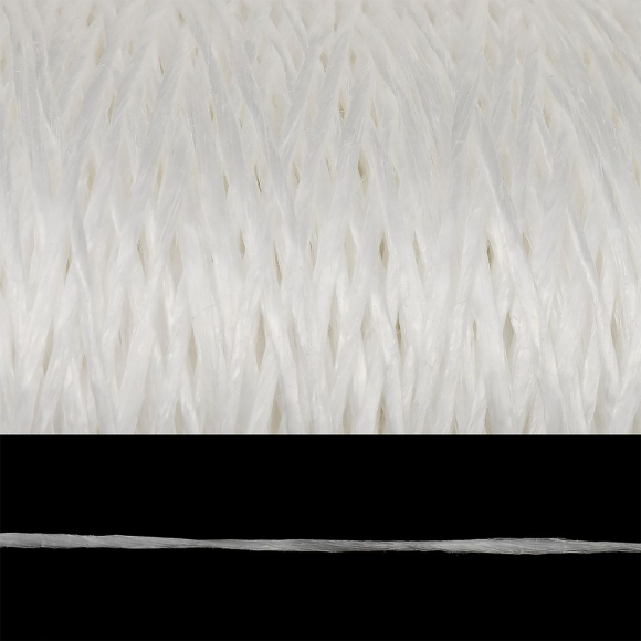 Шпагат полипропиленовый 1000 Текс клубок цв.белый уп.500гр